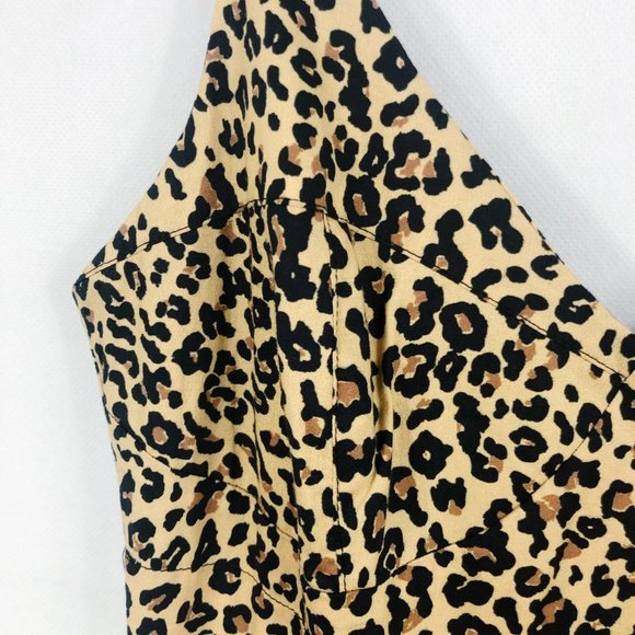 SOLD Farm Rio | NEW Leopard Sleeveless Midi Dress - Picture 5 of 8